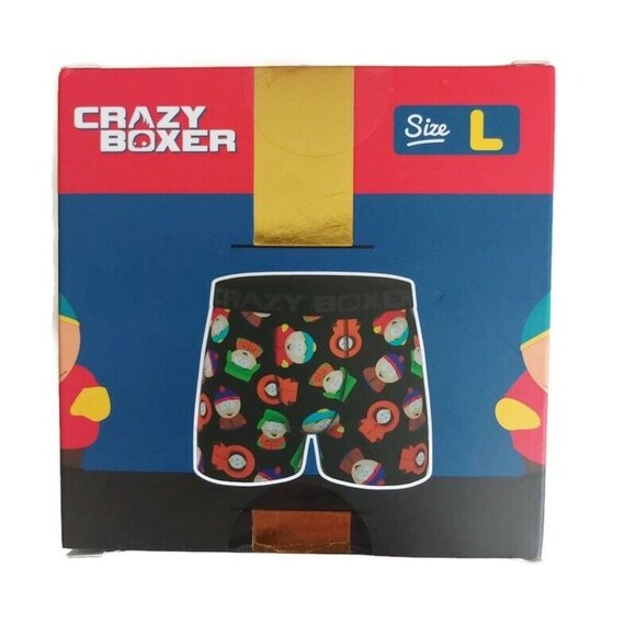 South Park Mens Size Large Crazy Boxer Briefs Eric Cartman Multi Color - Picture 1 of 5
